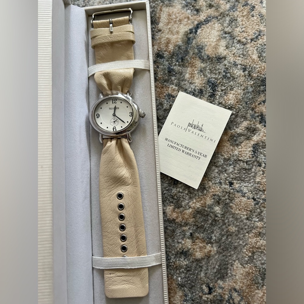 NWOT Paola Valentini Italy Watch